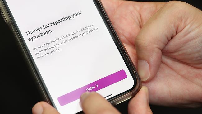 Scientists want more stringent privacy restrictions on a tracking app. Picture: Paul Kane/Getty