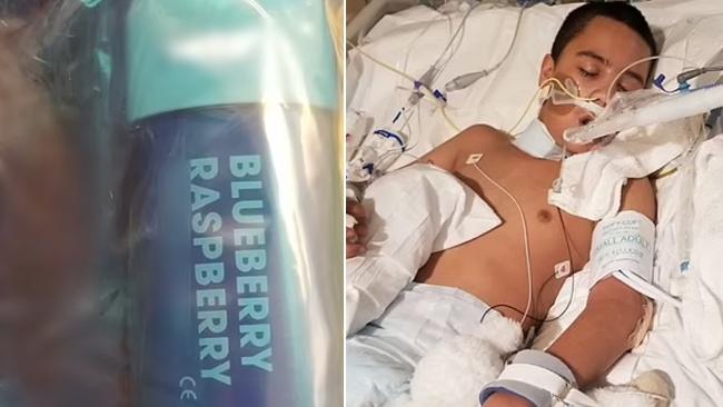 The vape pen Zach smoked was laced with fentanyl. Photo: Kennedy News