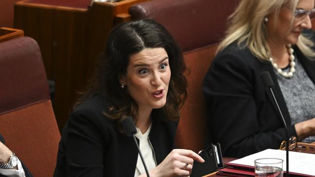 Senator Claire Chandler said the spending was “farcical”. Picture: NCA NewsWire / Martin Ollman