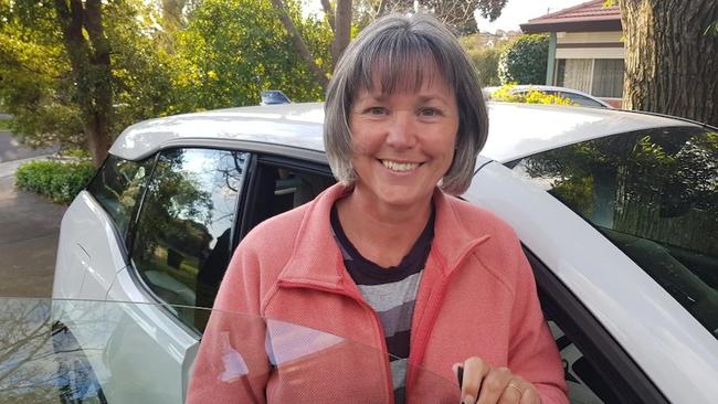 Electric vehicle driver Kathleen Davies believes her successful High Court challenge will promote the uptake of EVs.(Taken from ABC)