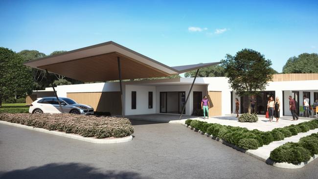 An artist's impression of the hospice for young adults in Manly.