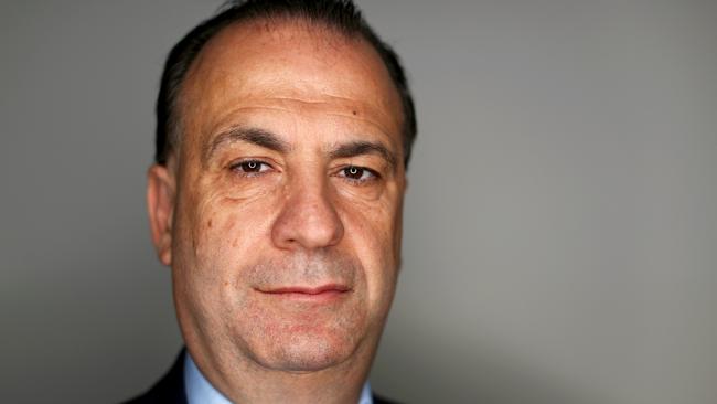 Racing NSW CEO Peter V'Landys pictured in their Sydney office boardroom. Picture: Jonathan Ng