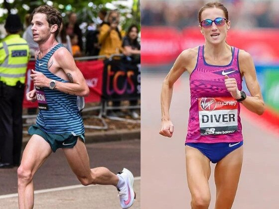 Brett Robinson and Sinead Diver have eclipsed two of Australia's longest standing athletic records in the span of five hours, as the training partners put on a true clinic in elite Marathon running