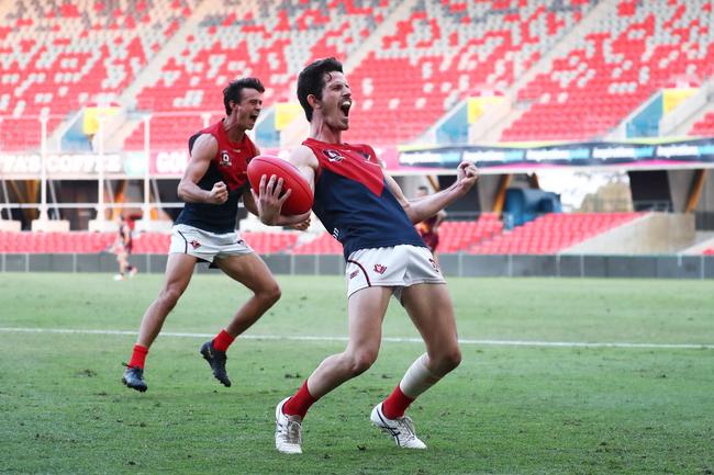 All the action from QAFL grand final day at Metricon Stadium. Picture: JASON O'BRIEN