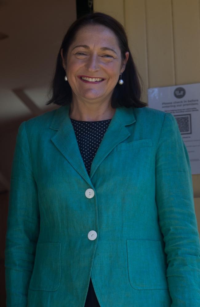 Labor’s Fiona Phillips in South Durras. Picture: Nathan Schmidt