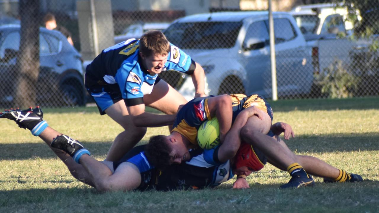 Rockhampton District Secondary Schools Rugby League Open C grand final, Yeppoon State High 1 versus Gladstone State High 1, Rugby Park, Rockhampton, September 10, 2021.