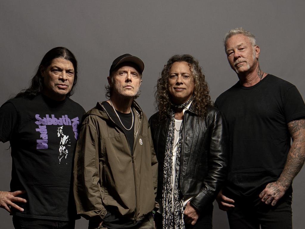 The world's biggest metal band Metallica will tour Australia in 2025. Picture Ross Halfin / Supplied.