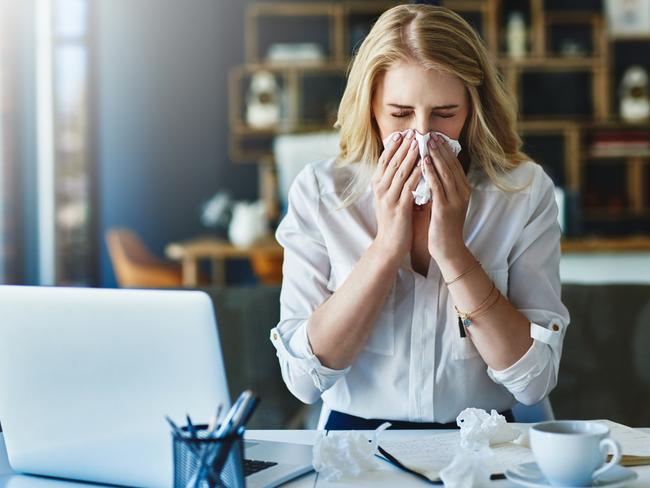 It is possible to catch more than one strain of influenza as well as Covid. Picture: Istock