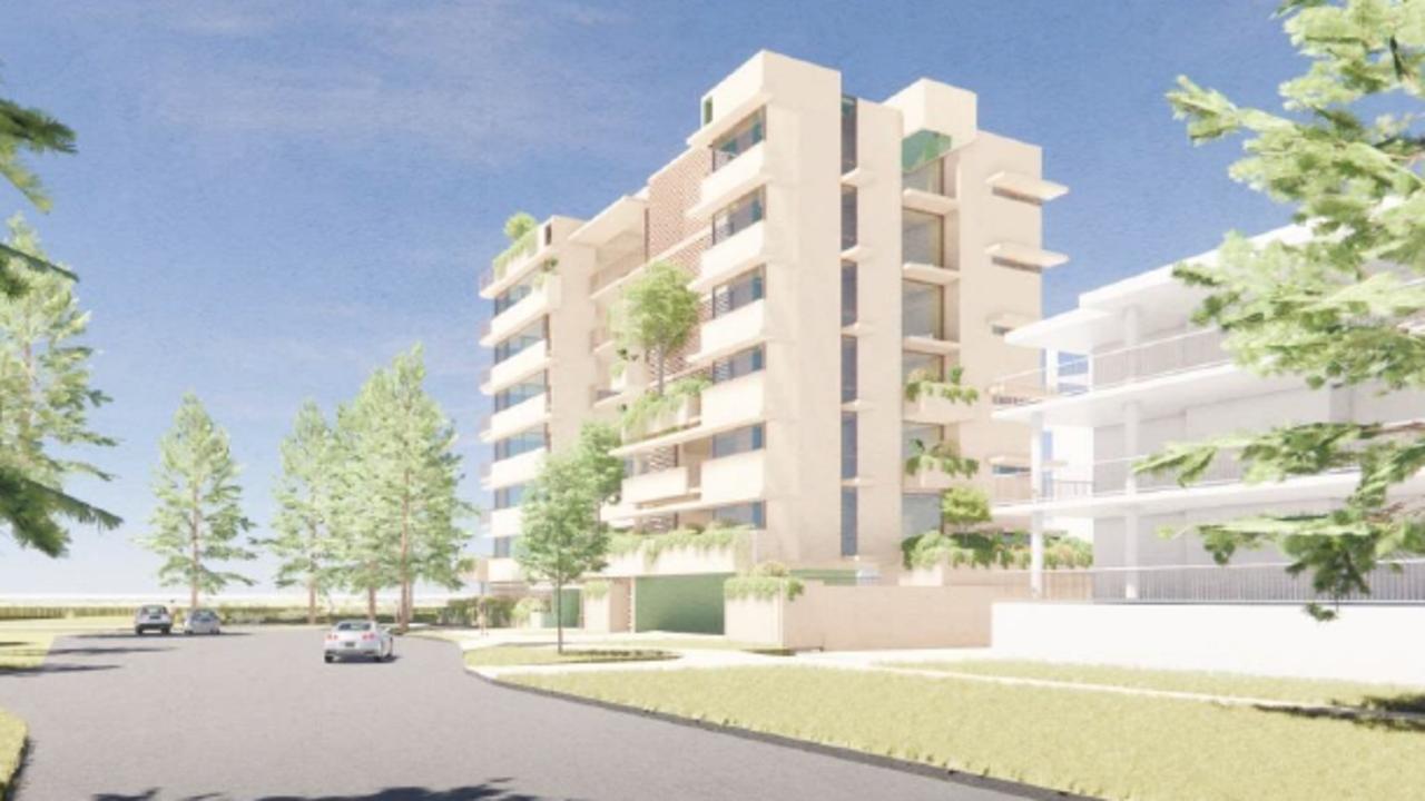 Artist impression of a new tower planned for Tugun. Picture: Supplied