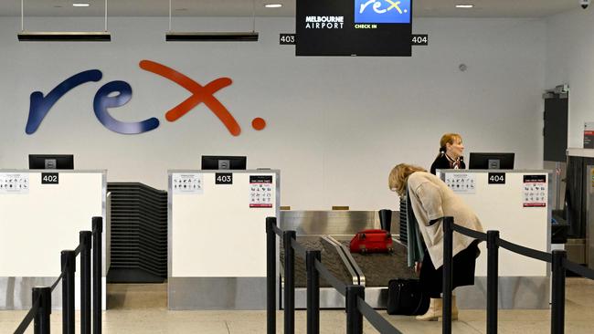 Airline Rex is among the biggest companies which have been placed in voluntary administration this year. Picture: AFP