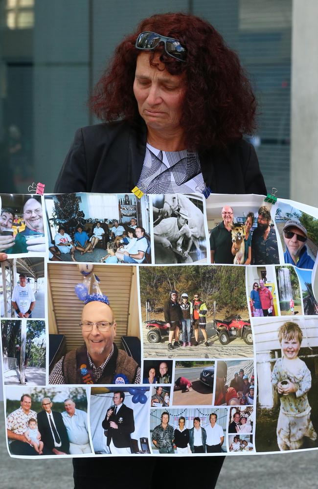 Ian Seibel’s wife Paula, who was also injured in the crash. Picture David Clark