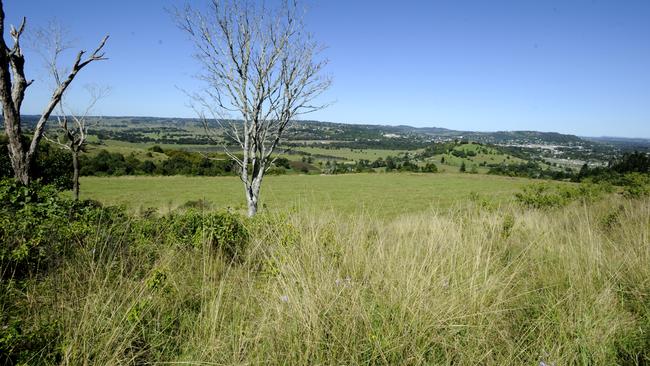 View of Lismore from the North Lismore Plateau. Picture: The Northern Star/Cathy Adams