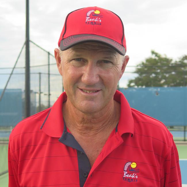 Tennis coach Robert Beak.