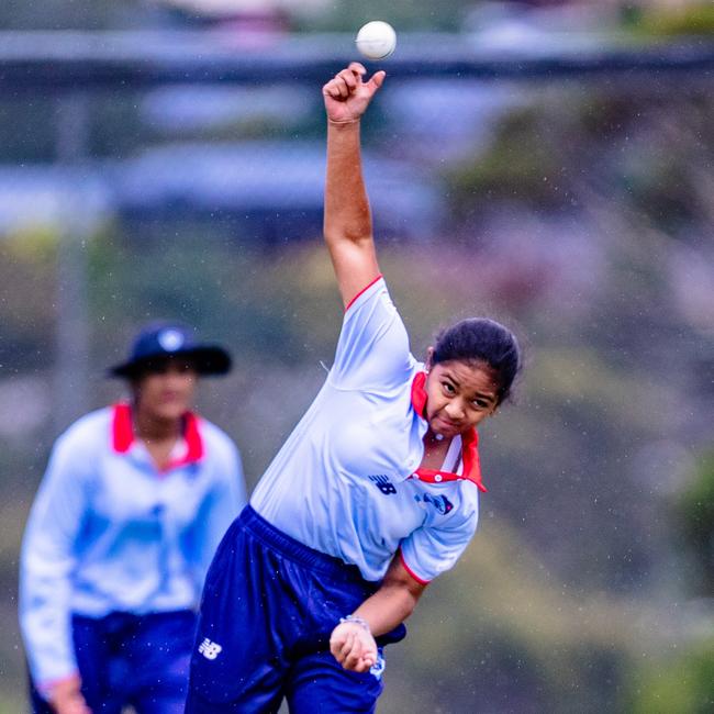 Lakshmi Rajadurai was once again dangerous with the ball. Picture: Linda Higginson / Cricket Australia