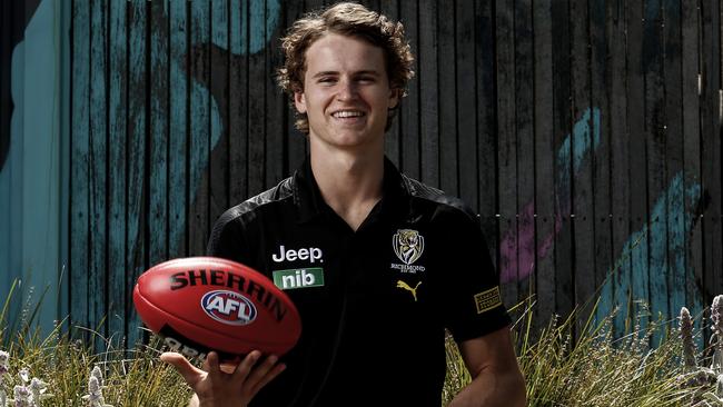 Thomson Dow is gunning for a Round 1 debut date with his brother Paddy Dow. Picture: Getty Images