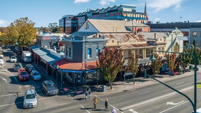 A high profile retail precinct in Bendigo’s CBD that used to house the Plaza Theatre is under the hammer for the first time in 100 years. Picture: Colliers.