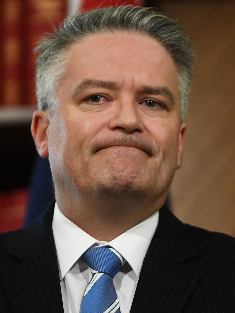 Mathias Cormann will keep the Finance portfolio. Picture: AAP