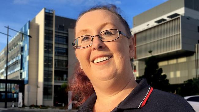 Murder suicide victim Teresa Bradford pictured in her Griffith University nursing uniform — Picture Supplied