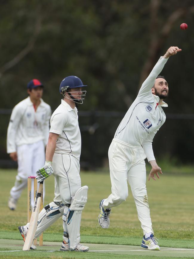 Templeton off spinner Adam Slack.