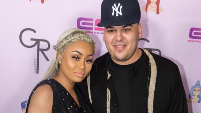 Are Blac Chyna and Rob Kardashian finally over? Rob stated on Snapchat and Instagram that Chyna has left him. Picture: AFP