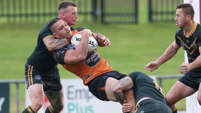 Wyong vs The Entrance in round two of the Denton Engineering Cup at Morry Breen Oval. Picture: Sue Graham