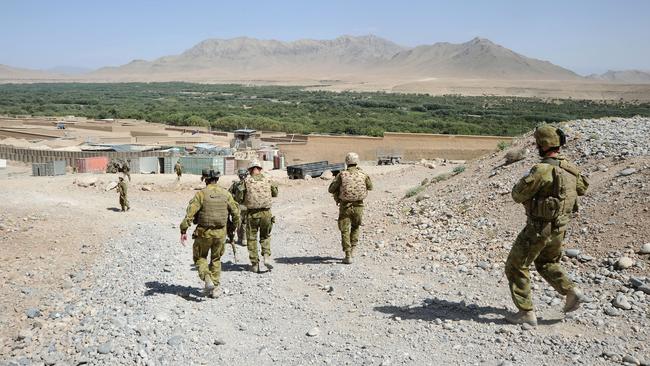 File photo: Australian soldiers in Afghanistan. Photo: Petty Officer Damian Pawlenko