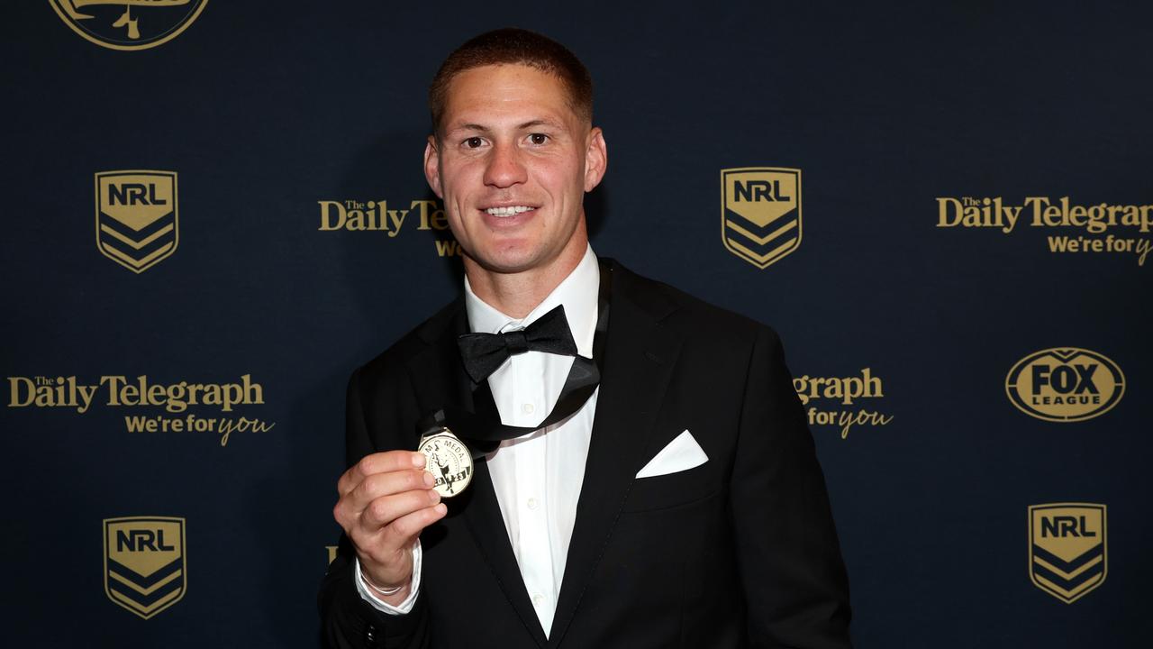 Kalyn Ponga won the Dally M Medal in a shock upset. (Photo by Mark Kolbe/Getty Images)