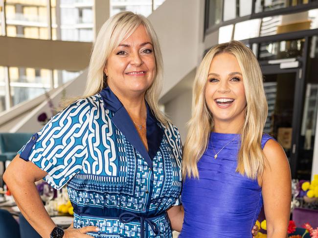 Nicolle Edwards and Emma Freedman at The Star Gold Coast Women with Horsepower Magic Millions luncheon at Nineteen. Gold Coast at Large picture, Celeste Humphrey.