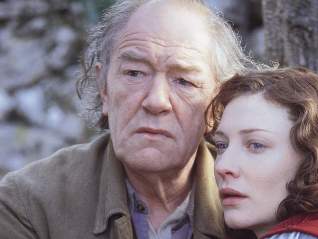 Michael Gambon appeared alongside Cate Blanchett in the 2001 WWII epic, Charlotte Gray. Picture: Supplied