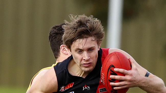 Schiller in action for West Adelaide. Picture: Sarah Reed