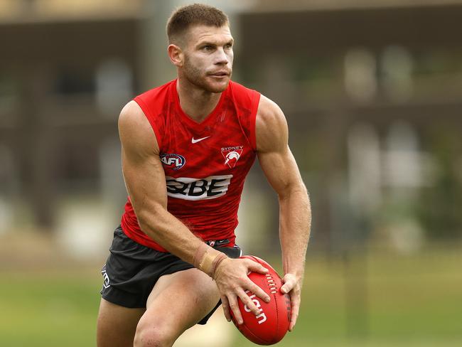 New recruit Taylor Adams will get his first minutes as a Swan in Thursday’s match against the Lions. Picture: Phil Hillyard