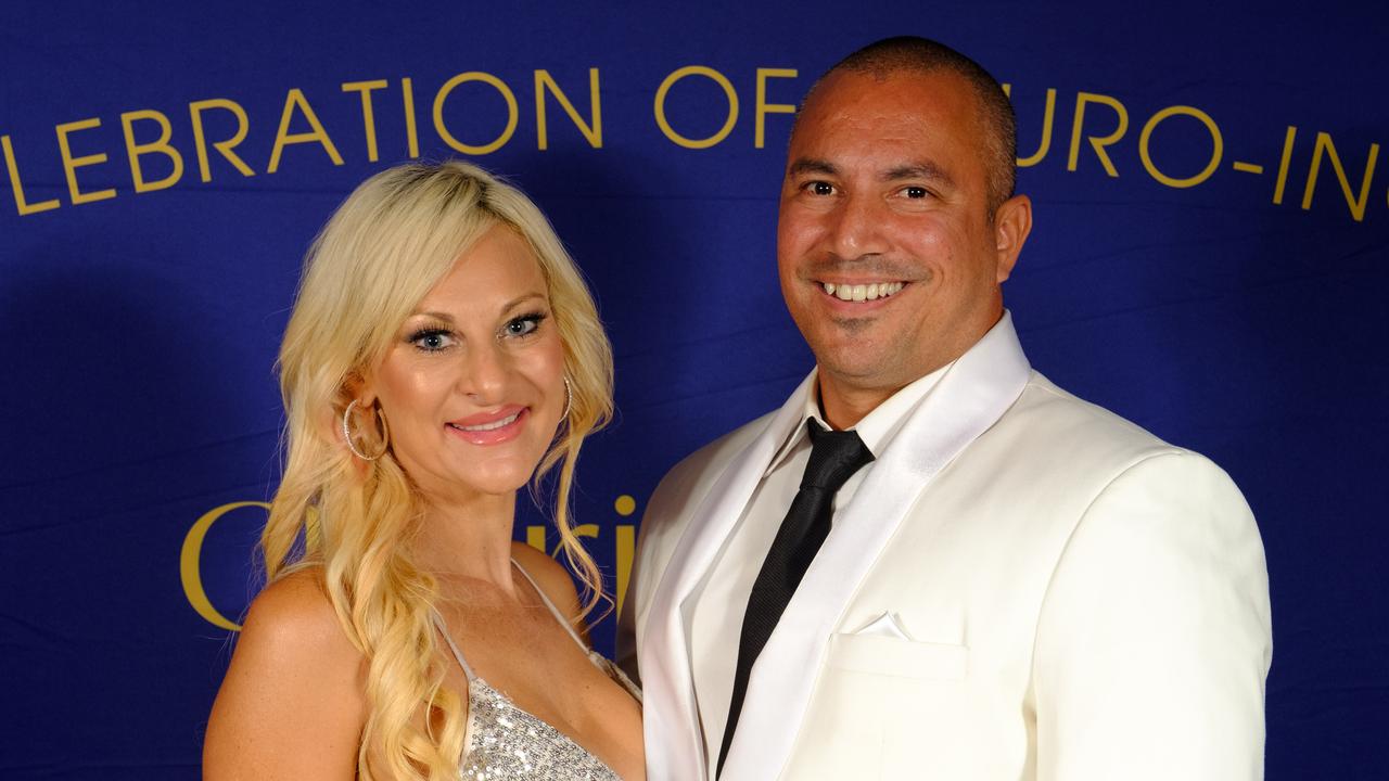 Alana Brettell and Mark Zapart at the Journey 2 Learn Charity Ball 2024 at Gold Coast Convention and Exhibition Centre for Gold Coast at Large. Picture: Chasen Green