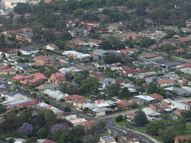 Parramatta is the only metropolitan council on track to meet its housing target. Picture: NCA NewsWire / David Swift