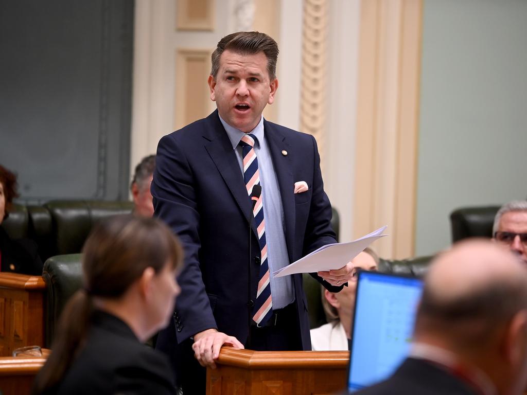 Deputy Opposition Leader Jarrod Bleijie. Picture: NewsWire / John Gass