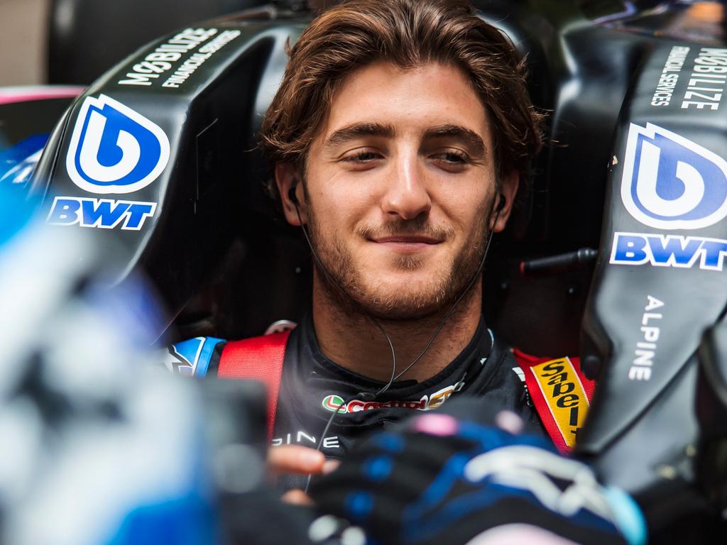 Jack Doohan prepares to drive during day three of the Goodwood Festival of Speed in July. Picture: James Bearne/Getty Images