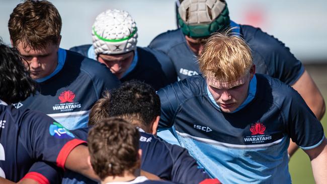 Prop Jack Barrett playing against the Rebels last year. Pic: Julian Andrews