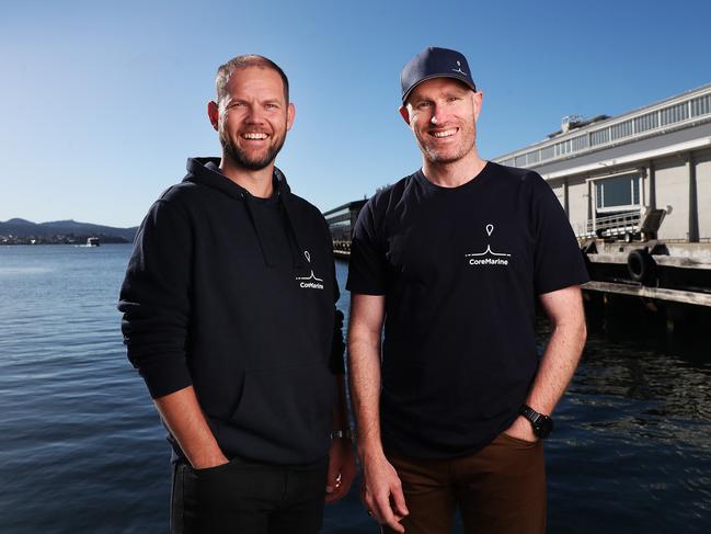 Sean Van Steel operations director and Ben Fitzgerald managing director of CoreMarine. Picture: Nikki Davis-Jones