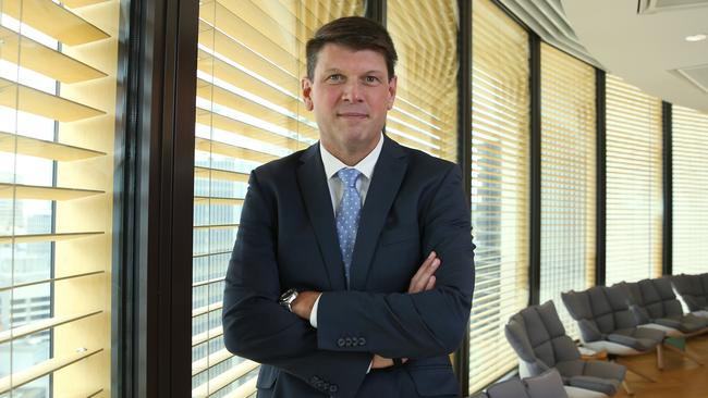 13/02/2020. AGL CEO Brett Redman pictured at their offices in Sydney as AGL Energy release their first half results. Britta Campion / The Australian