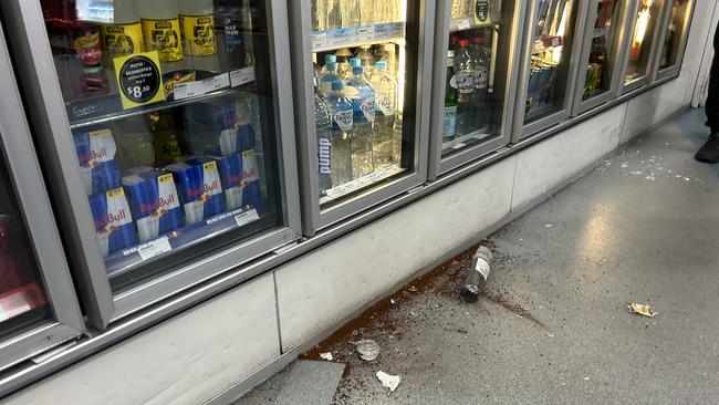 Adelaide CBD business owners have been left feeling “unsafe” after a fight broke out in a North Tce convenience store on Thursday morning. Picture: Riley Walter