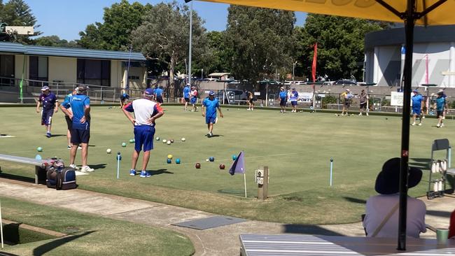 The 63rd South Pacific Carnival underway at Figtree Sports Bowling Club. Photo: Kevin Merrigan