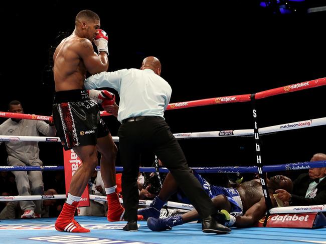 Anthony Joshua vs Kevin Johnson knockout video | news.com.au ...