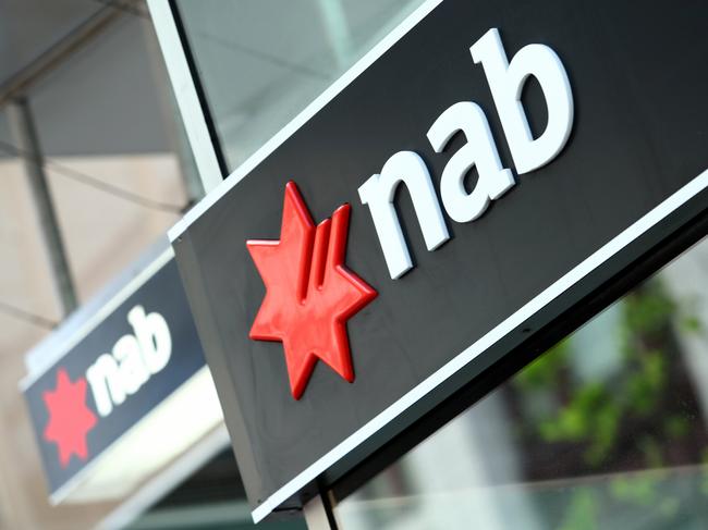 14/11/2018: Generic picture of National Australia Bank (nab) branch and logo. Hollie Adams/The Australian