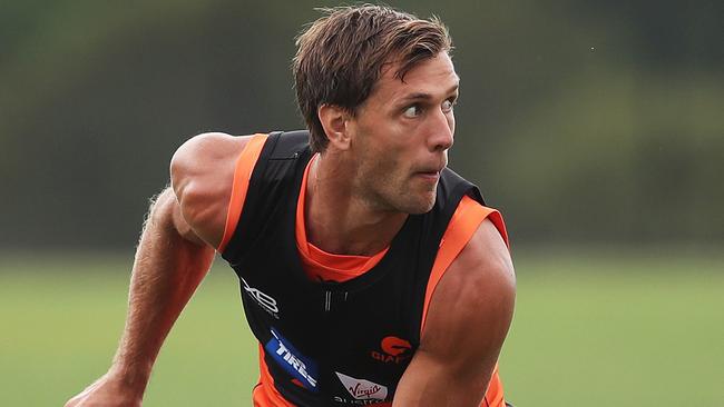 Factor in taggers such as GWS Giant Matt De Boer before making your SuperCoach trades. Picture. Phil Hillyard. 