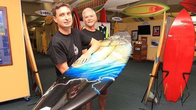 Surf legend Allan Byrne's final surfboard will be put to auction