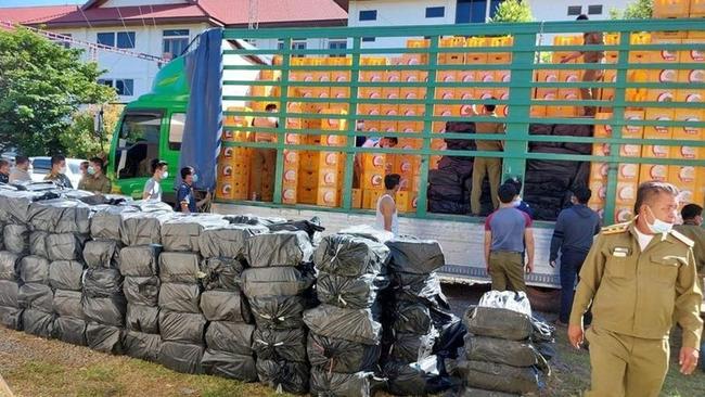 Police in Laos have made the biggest single drug seizure ever recorded in Asia, according to the United Nations. Officers intercepted a truck carrying 55 million methamphetamine tablets and more than 1.5 tonnes of crystal meth. The discovery came after police stopped a truck carrying beer crates in Bokeo, which borders Thailand and Myanmar.