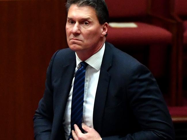 Senator Cory Bernardi during the swearing in at the Senate marking the start of the 46th Parliament at Parliament House in Canberra, Tuesday, 2 July 2019. (AAP Image/Sam Mooy) NO ARCHIVING