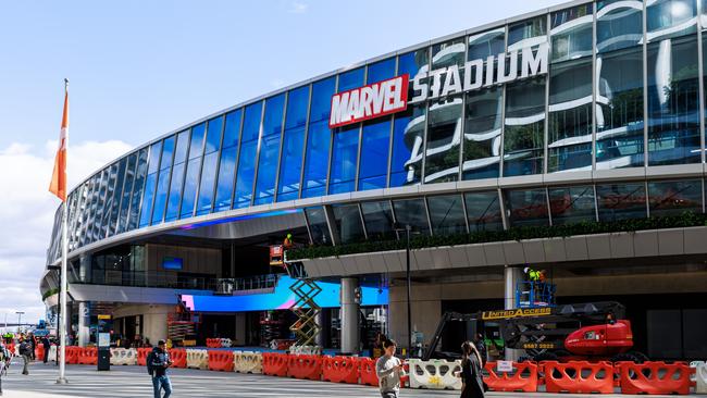 23/08/2023 Sneak peak at redeveloped parts of Marvel Stadium. Aaron Francis / Herald Sun