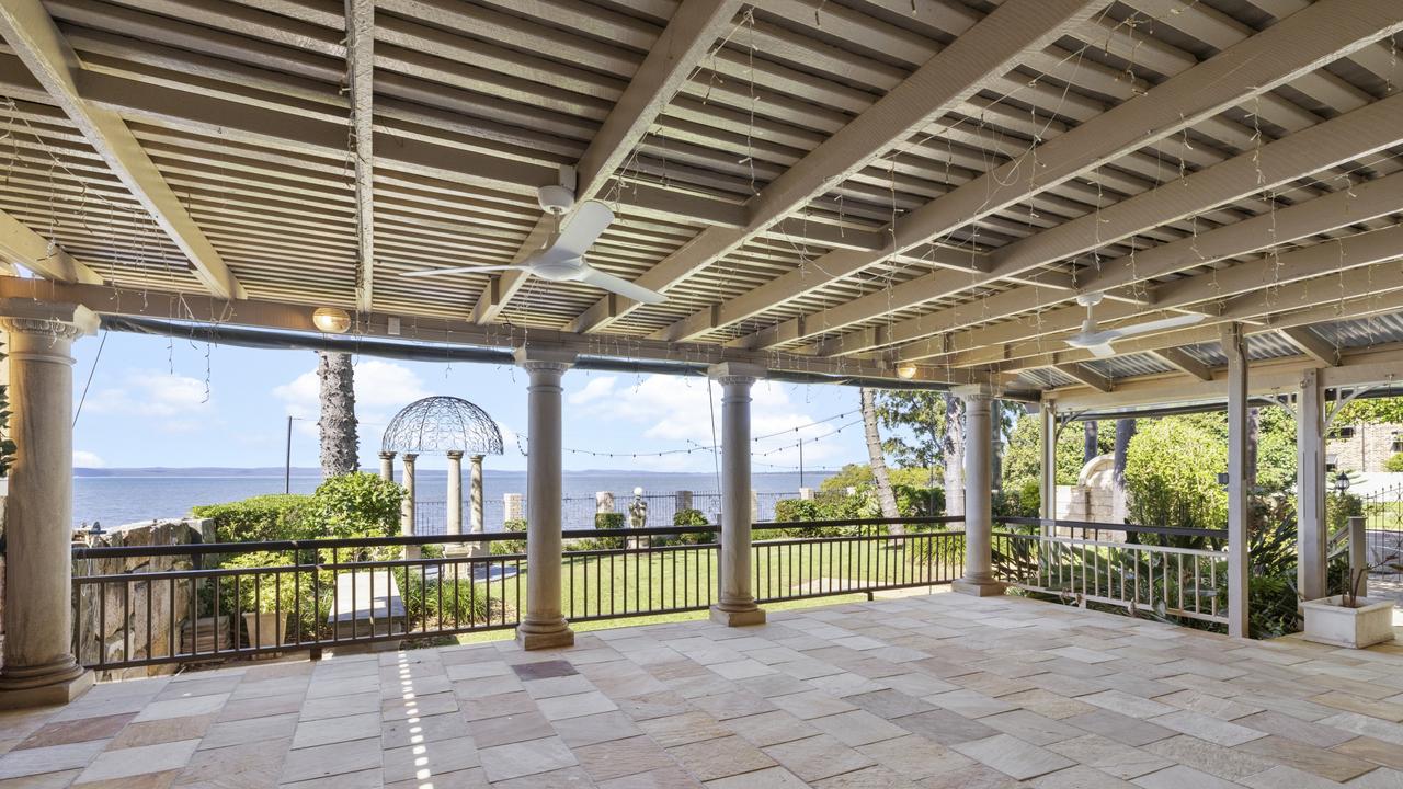 The restaurant venue offers sweeping views across Moreton Bay to North Stradbroke Island. Pictures: Ray White