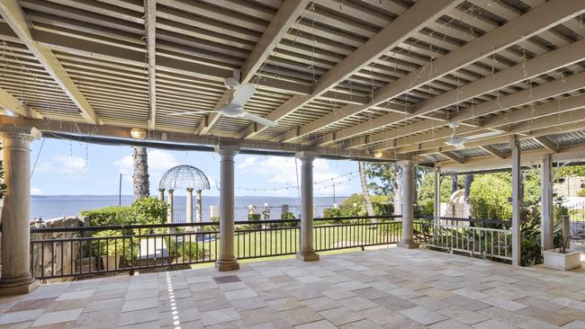 The restaurant venue offers sweeping views across Moreton Bay to North Stradbroke Island. Pictures: Ray White