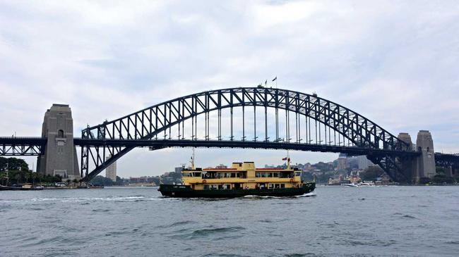 The typical tourist shot of the Sydney Harbour Bridge. Picture: Ellen Hanwright